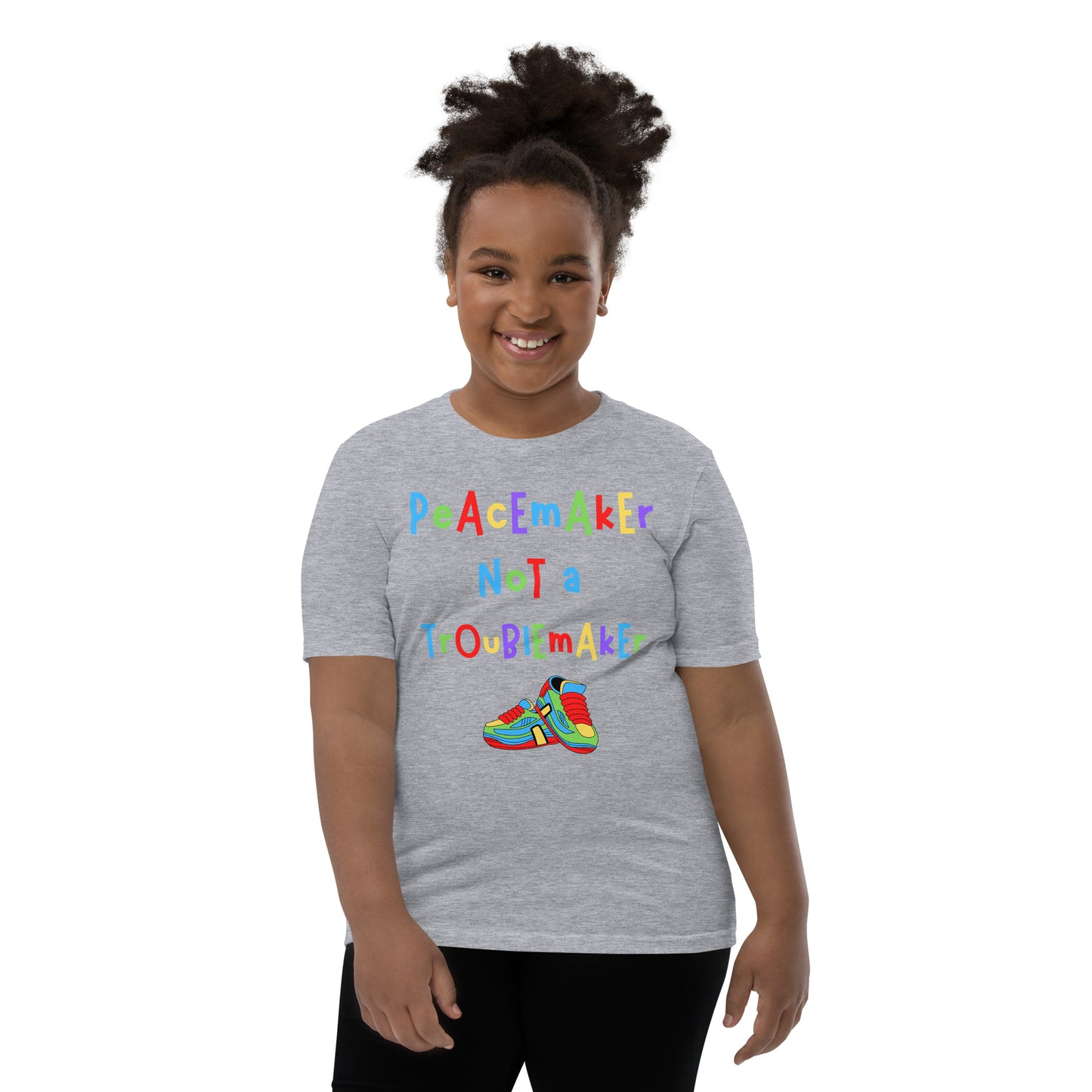 KOC Kids Peacemaker Not A Troublemaker - Youth Short Sleeve T-Shirt