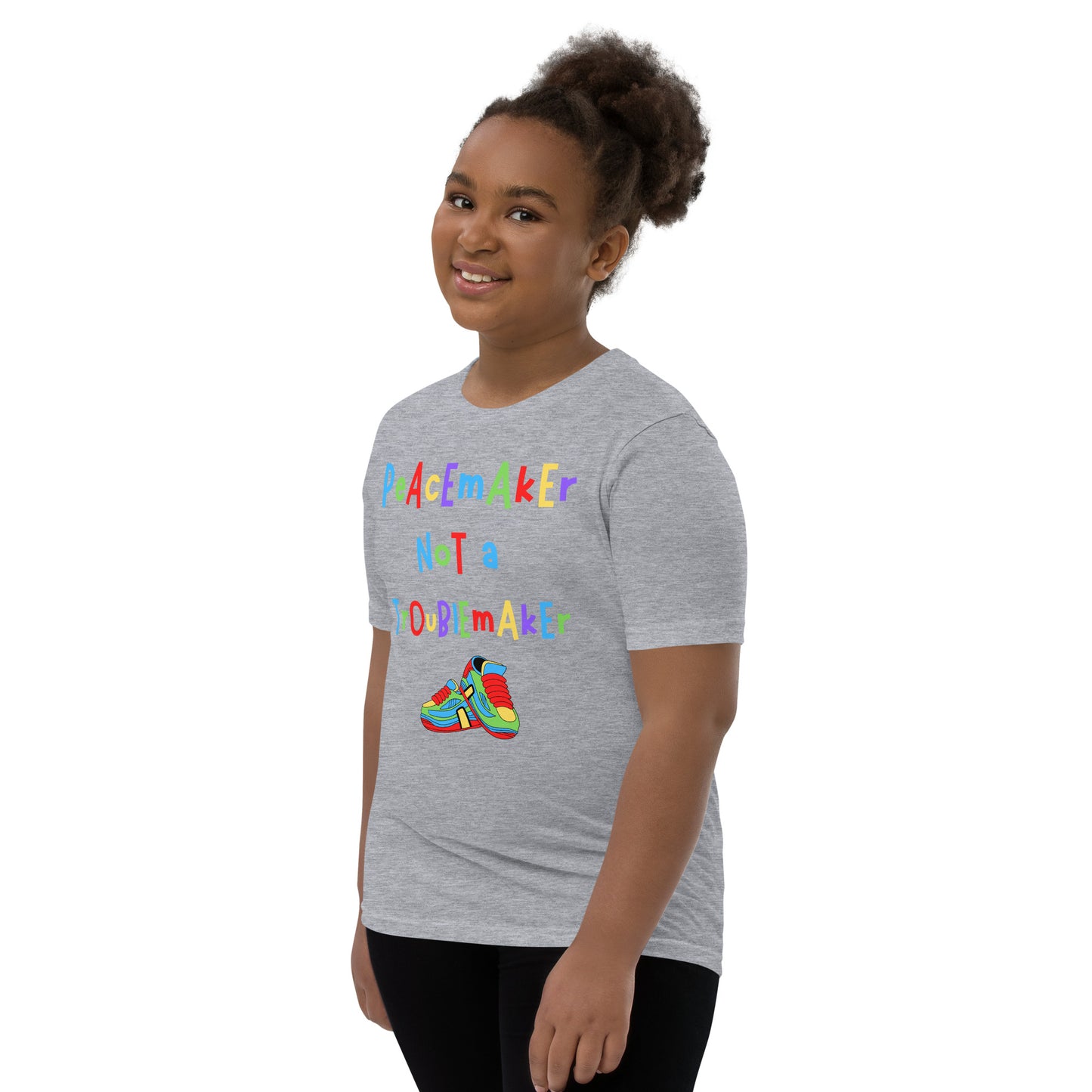 KOC Kids Peacemaker Not A Troublemaker - Youth Short Sleeve T-Shirt