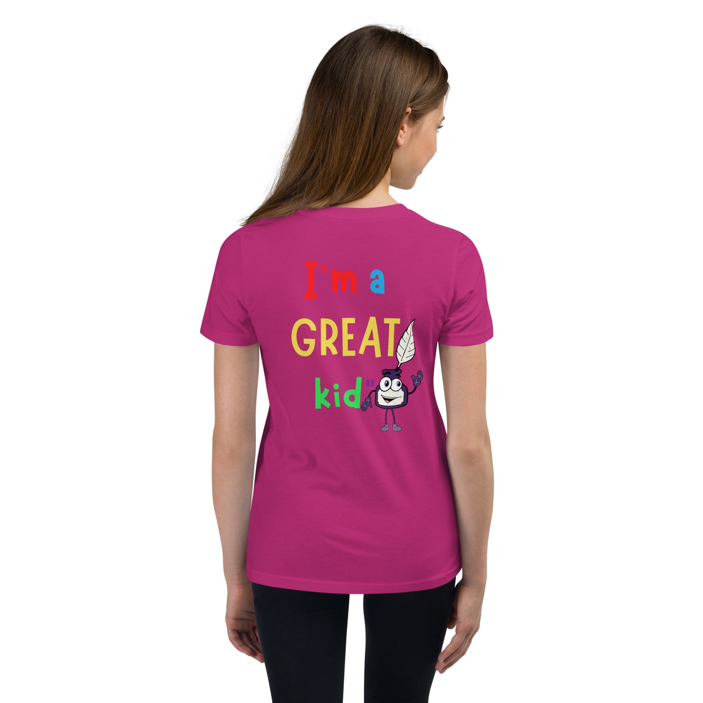 KOC Kids Having A Great Day Because - Youth Short Sleeve T-Shirt