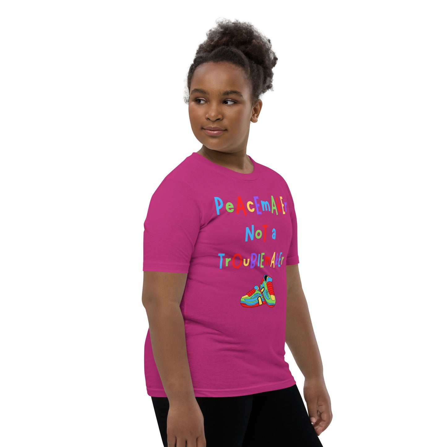 KOC Kids Peacemaker Not A Troublemaker - Youth Short Sleeve T-Shirt