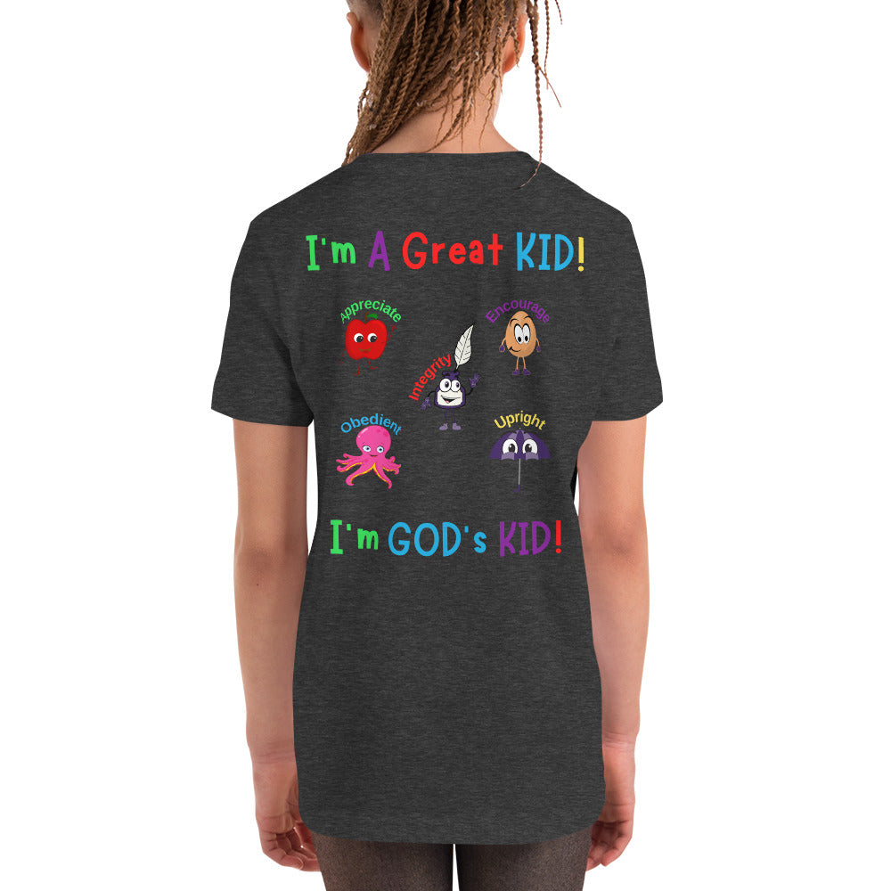 KOC Kids I'm A Great Kid - Youth Short Sleeve T-Shirt