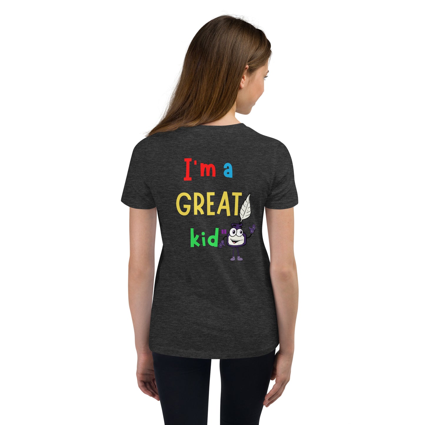 KOC Kids Having A Great Day Because - Youth Short Sleeve T-Shirt