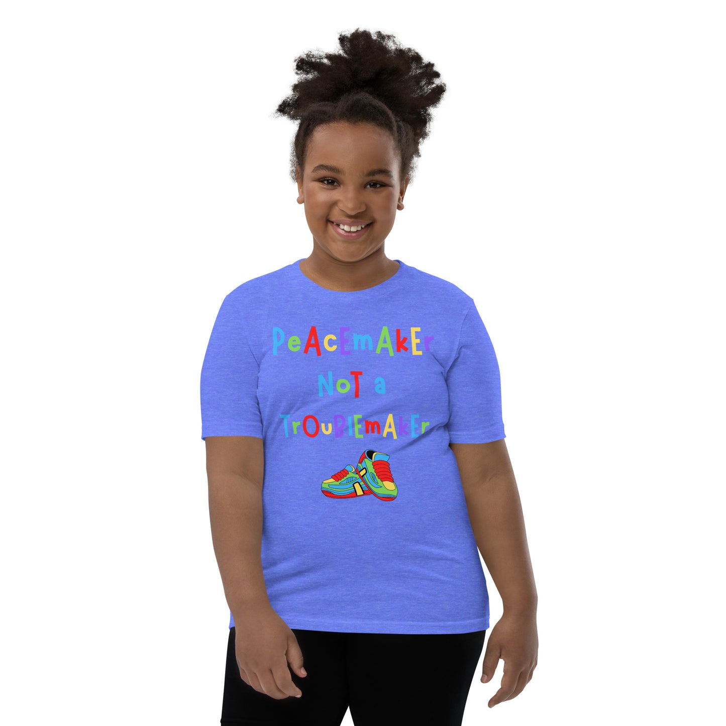 KOC Kids Peacemaker Not A Troublemaker - Youth Short Sleeve T-Shirt