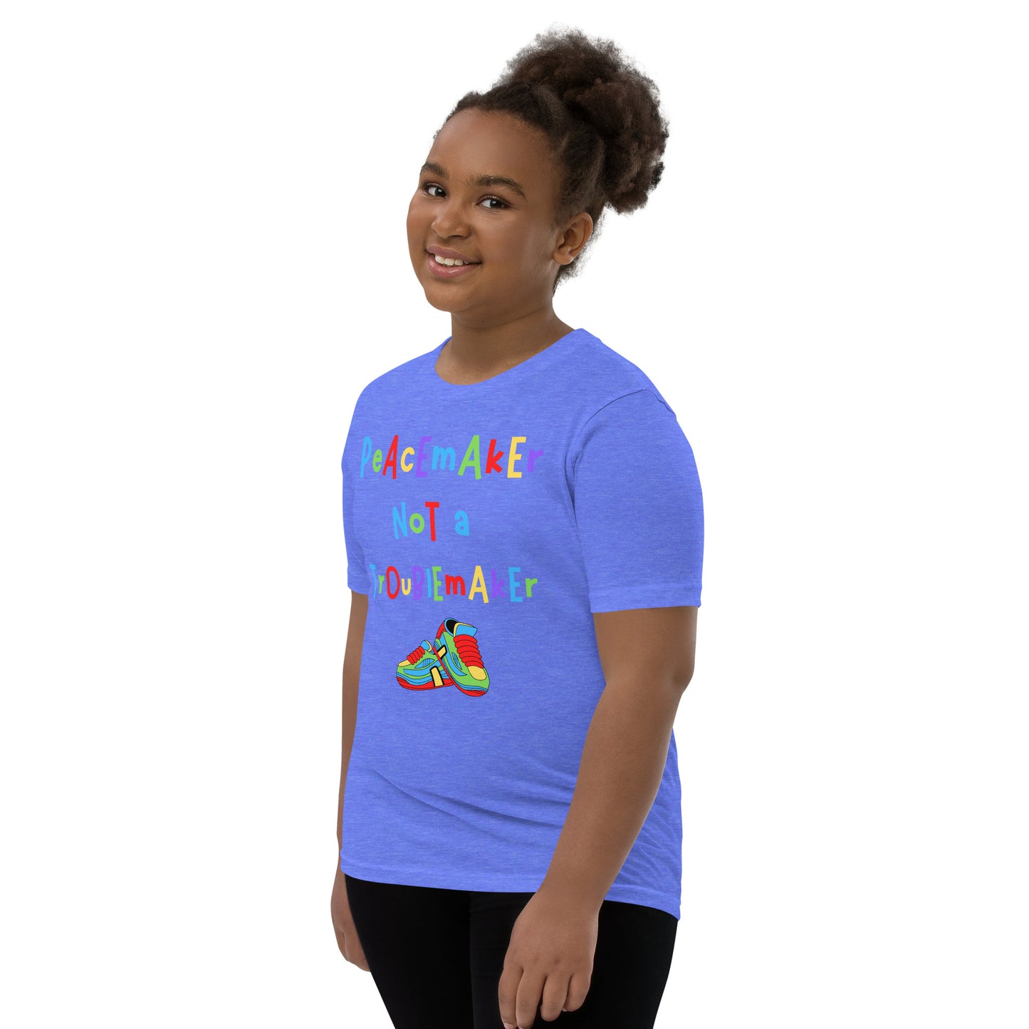 KOC Kids Peacemaker Not A Troublemaker - Youth Short Sleeve T-Shirt