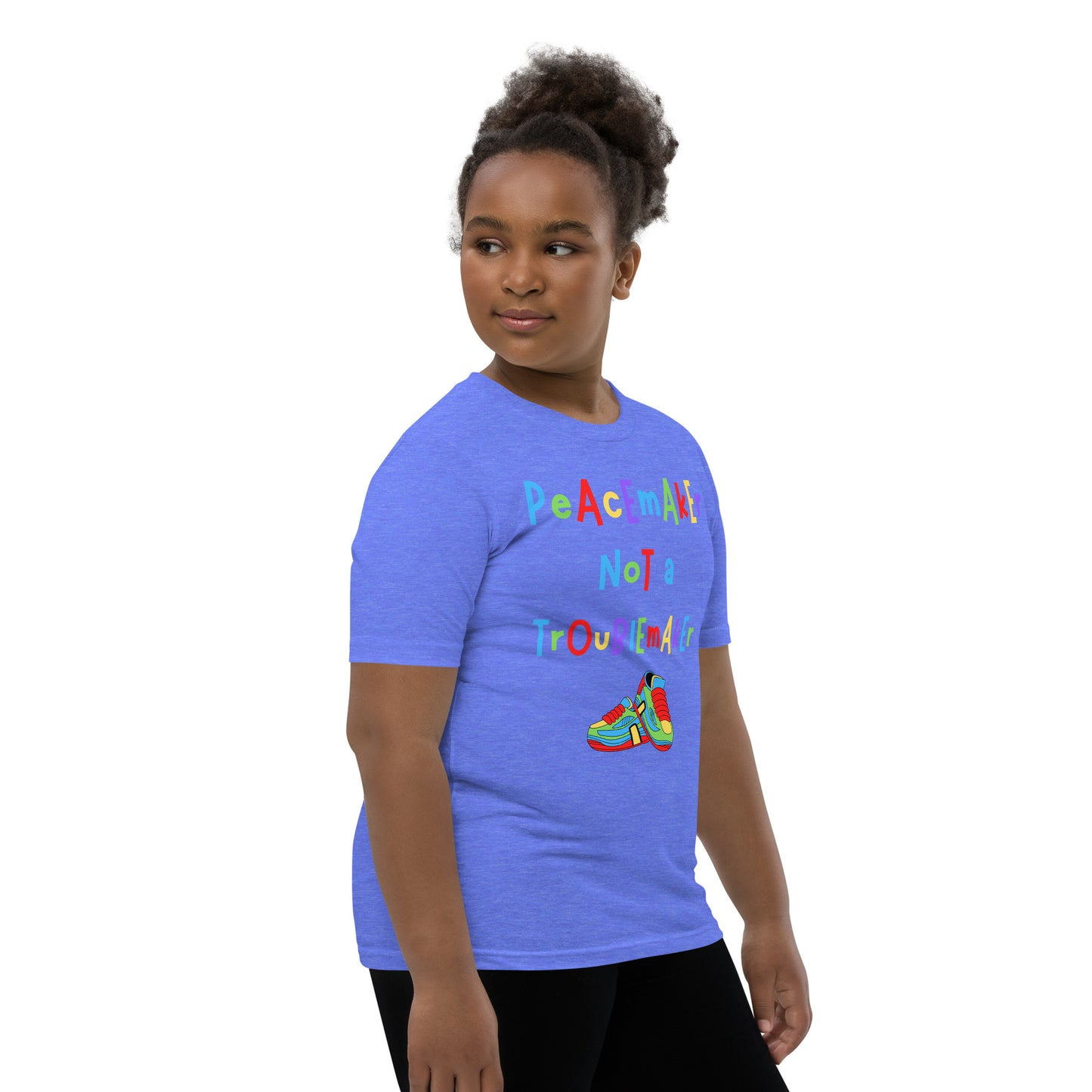 KOC Kids Peacemaker Not A Troublemaker - Youth Short Sleeve T-Shirt