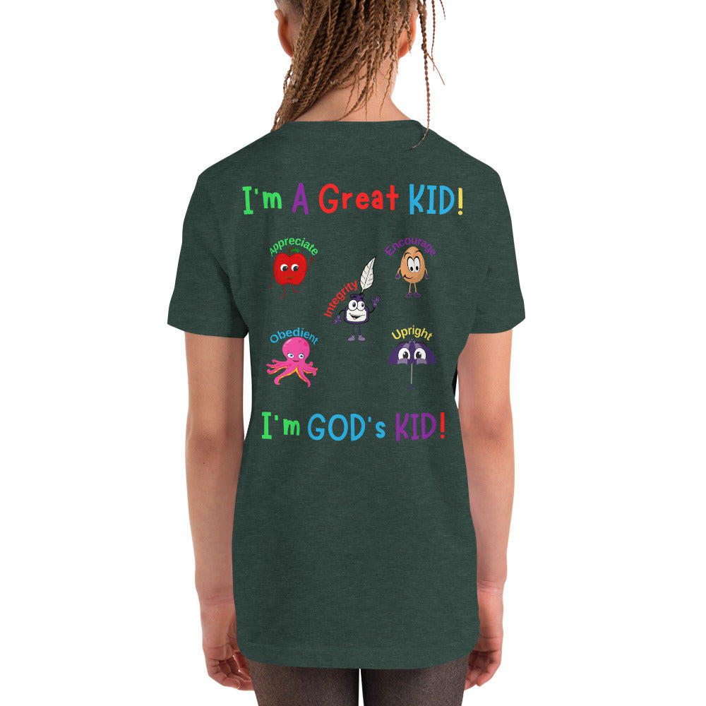 KOC Kids I'm A Great Kid - Youth Short Sleeve T-Shirt