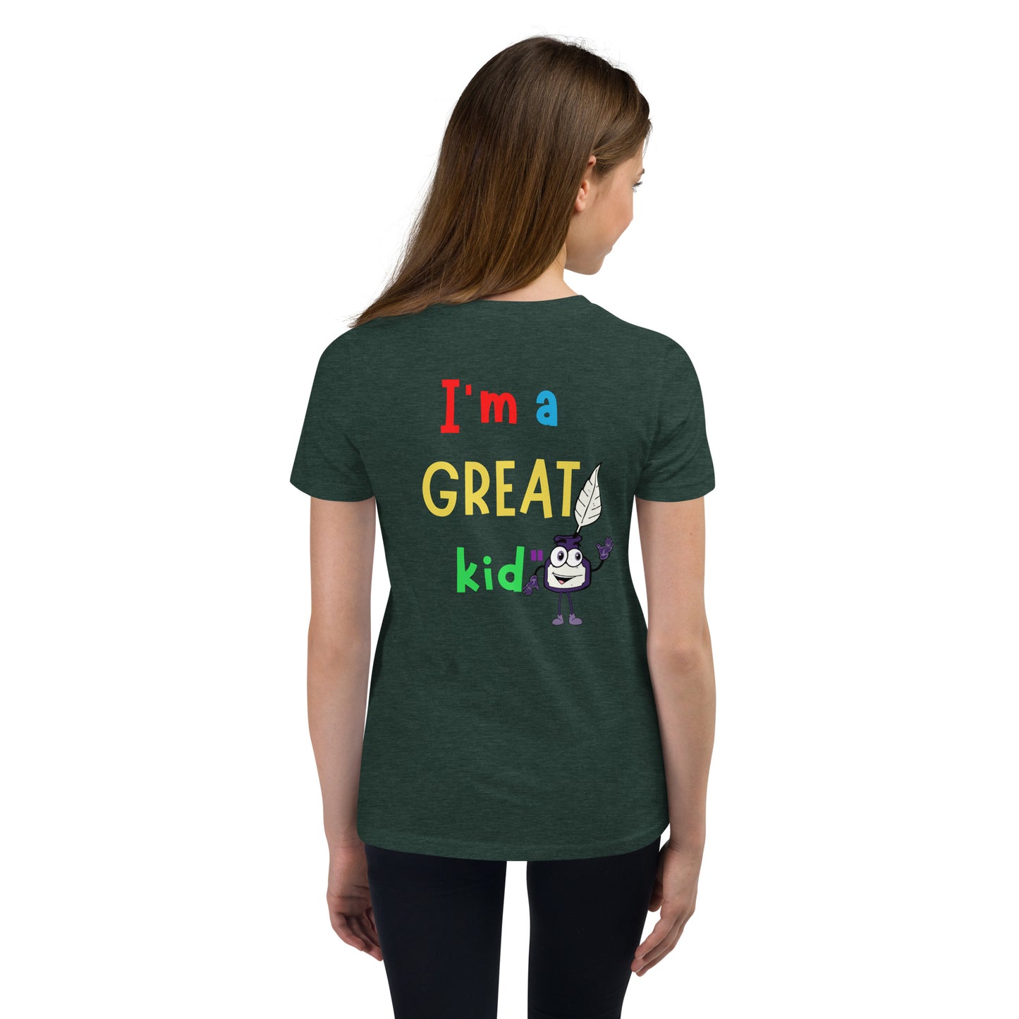 KOC Kids Having A Great Day Because - Youth Short Sleeve T-Shirt