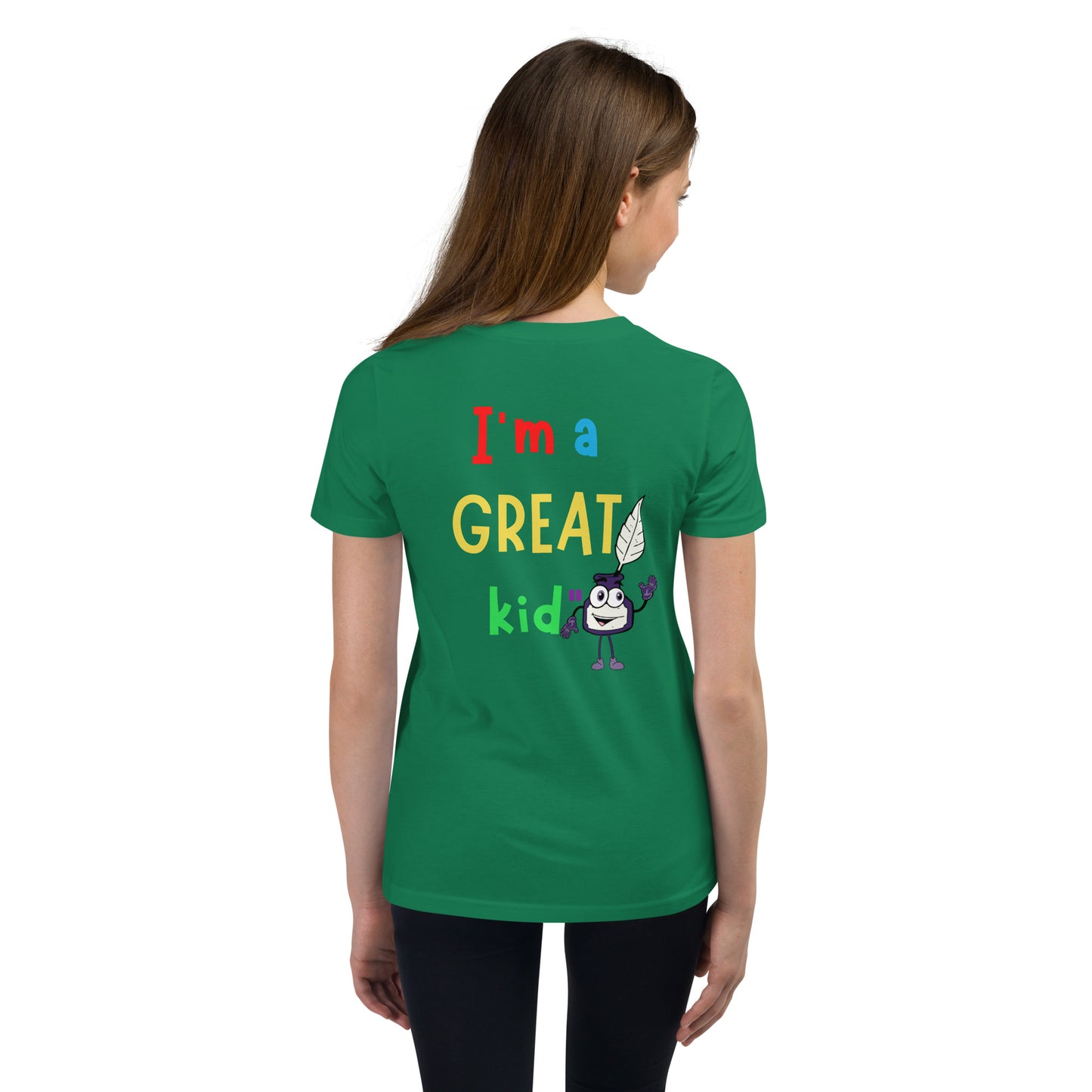 KOC Kids Having A Great Day Because - Youth Short Sleeve T-Shirt