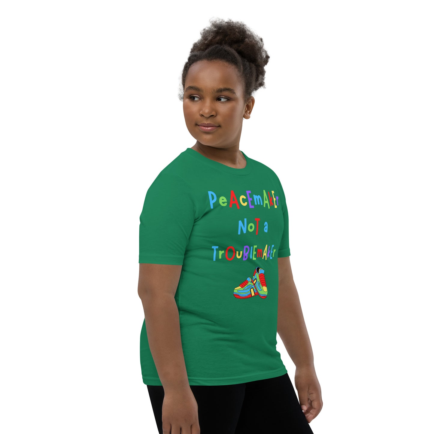 KOC Kids Peacemaker Not A Troublemaker - Youth Short Sleeve T-Shirt