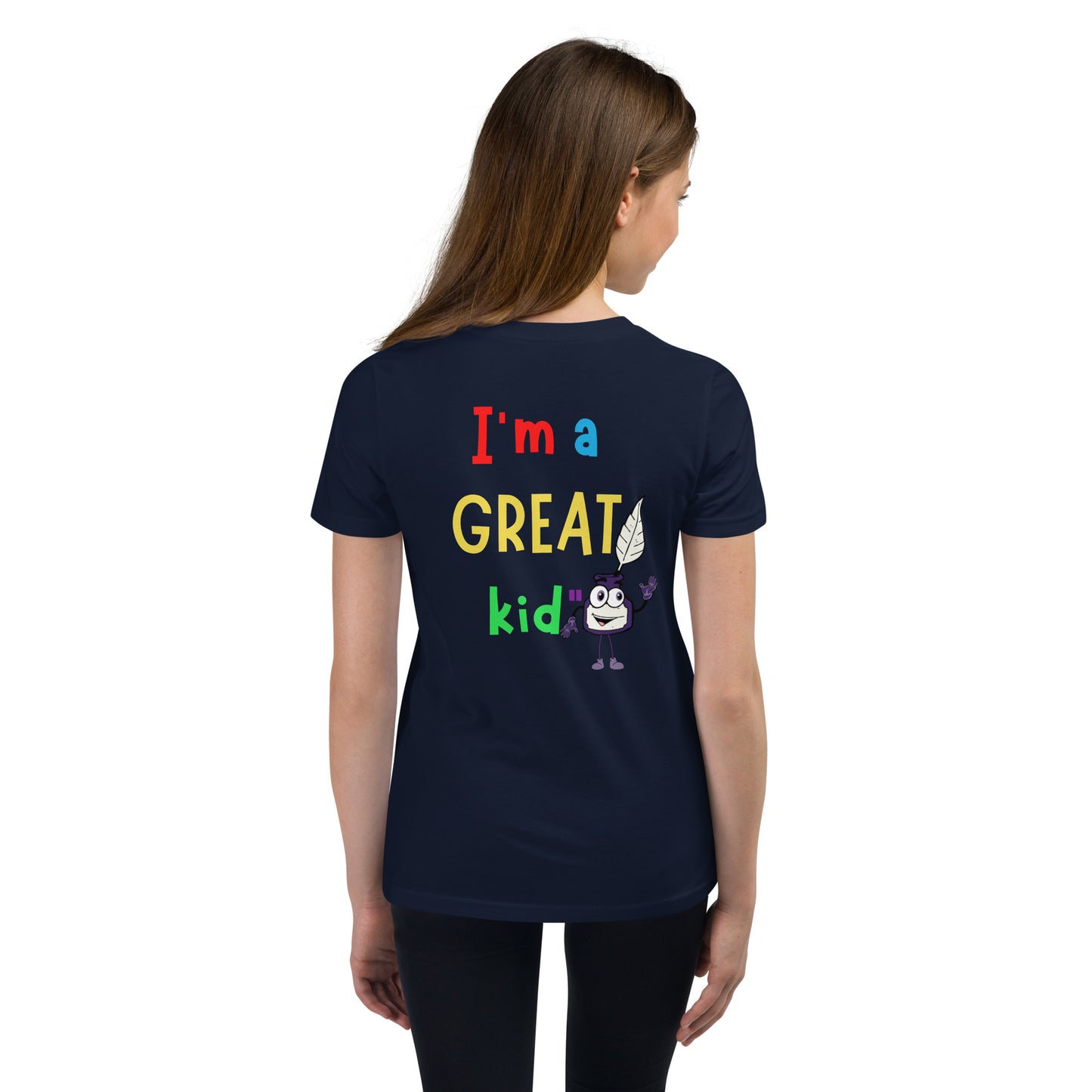 KOC Kids Having A Great Day Because - Youth Short Sleeve T-Shirt