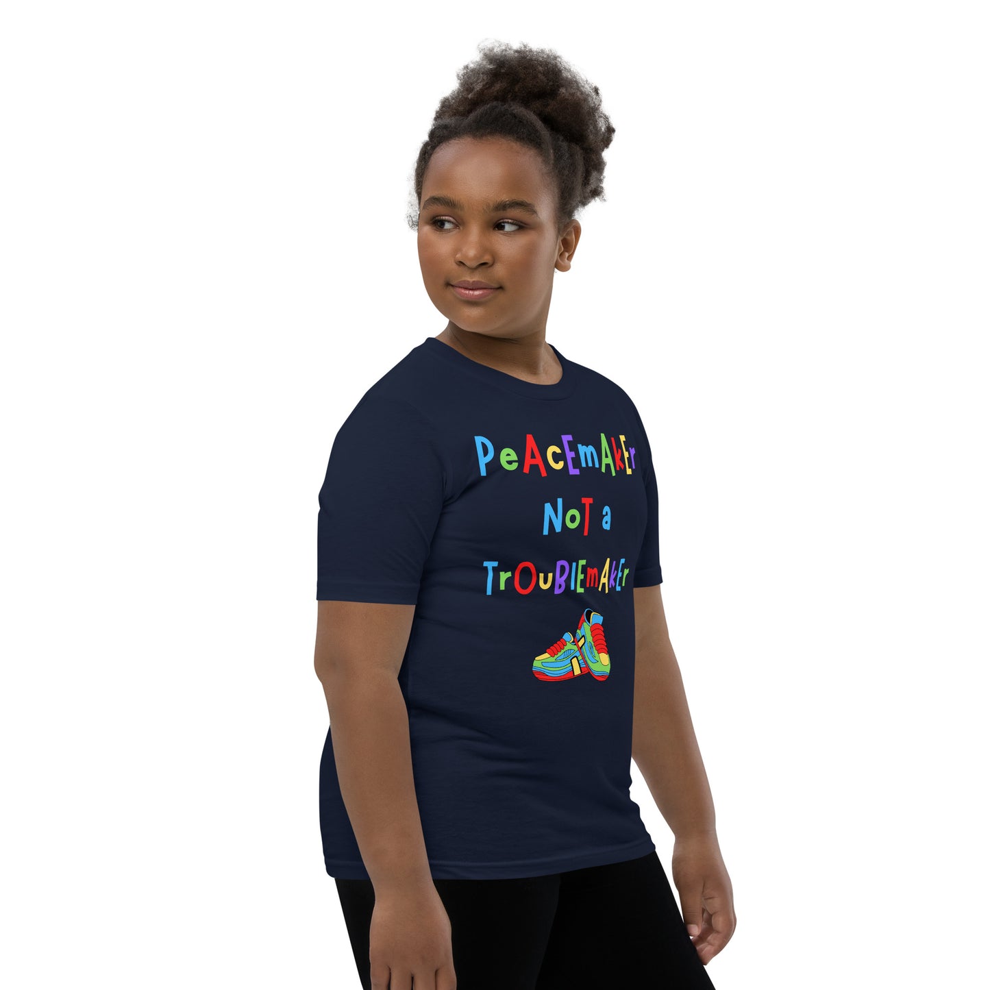KOC Kids Peacemaker Not A Troublemaker - Youth Short Sleeve T-Shirt