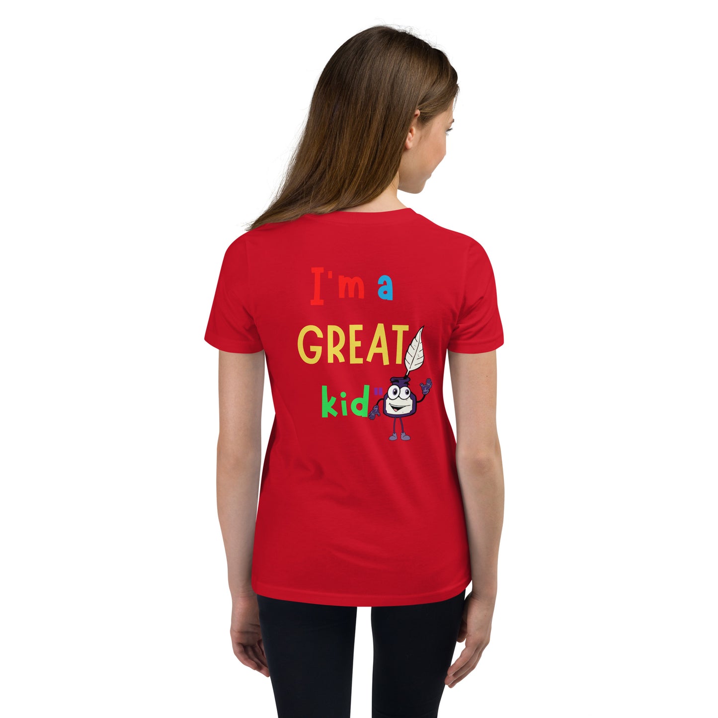KOC Kids Having A Great Day Because - Youth Short Sleeve T-Shirt