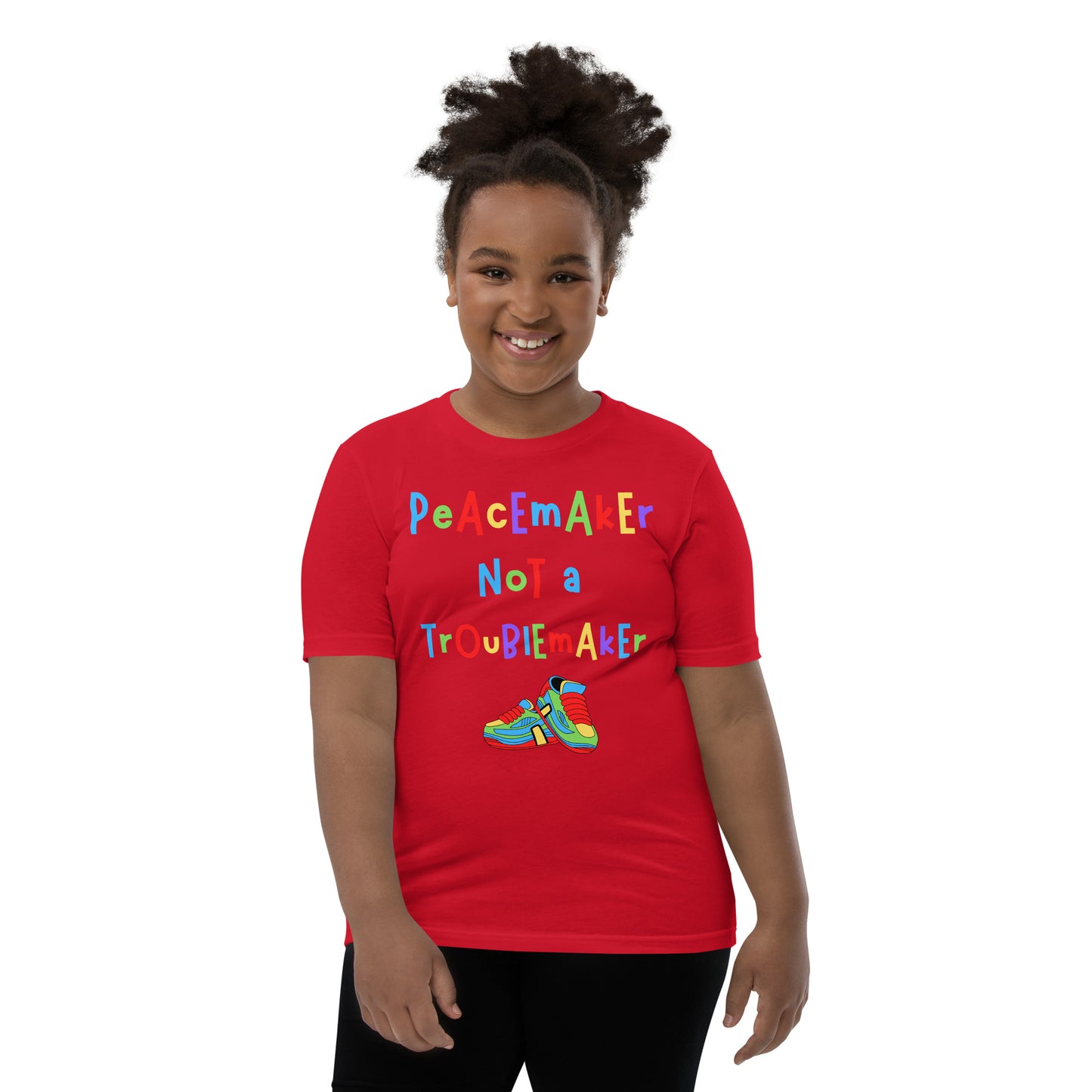 KOC Kids Peacemaker Not A Troublemaker - Youth Short Sleeve T-Shirt