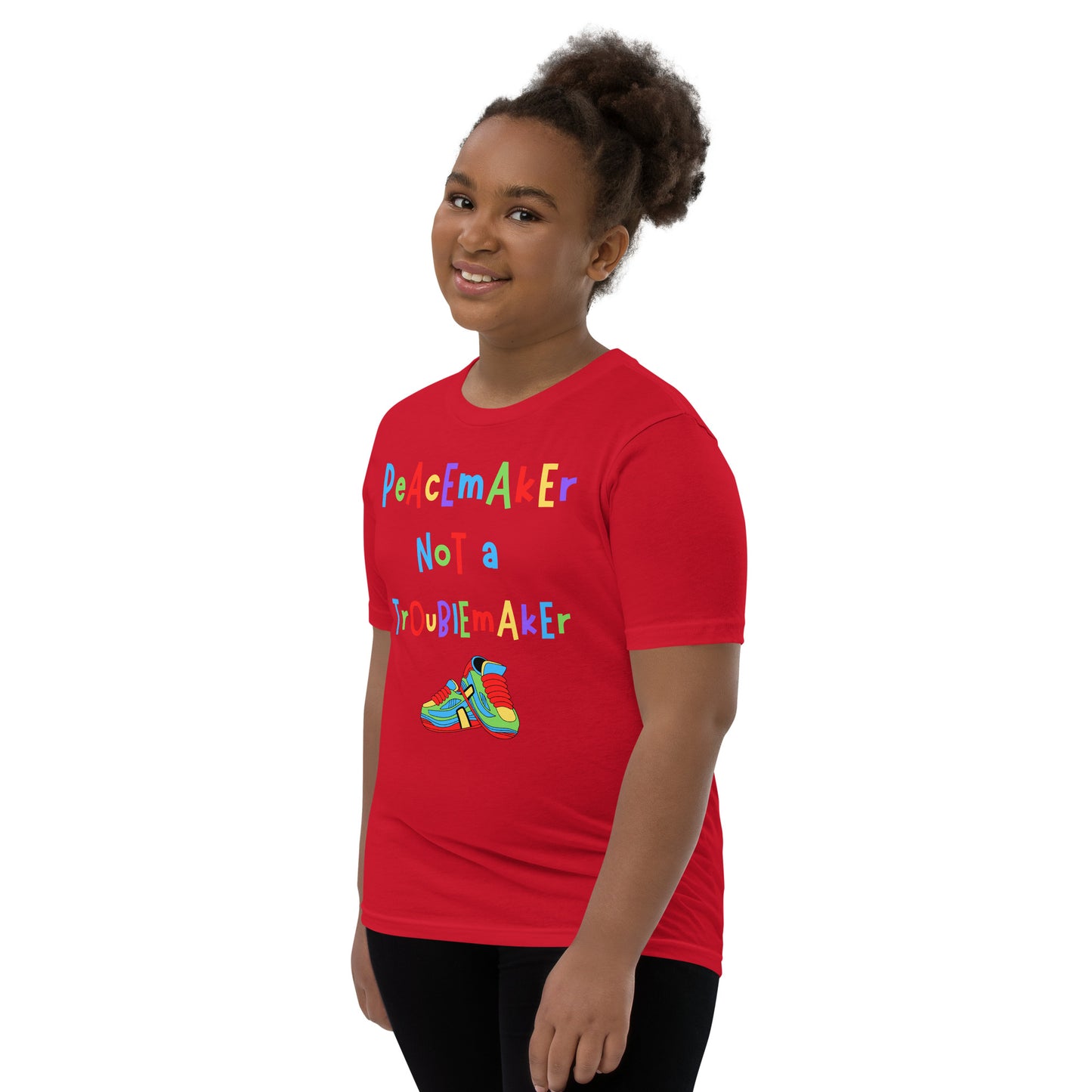 KOC Kids Peacemaker Not A Troublemaker - Youth Short Sleeve T-Shirt