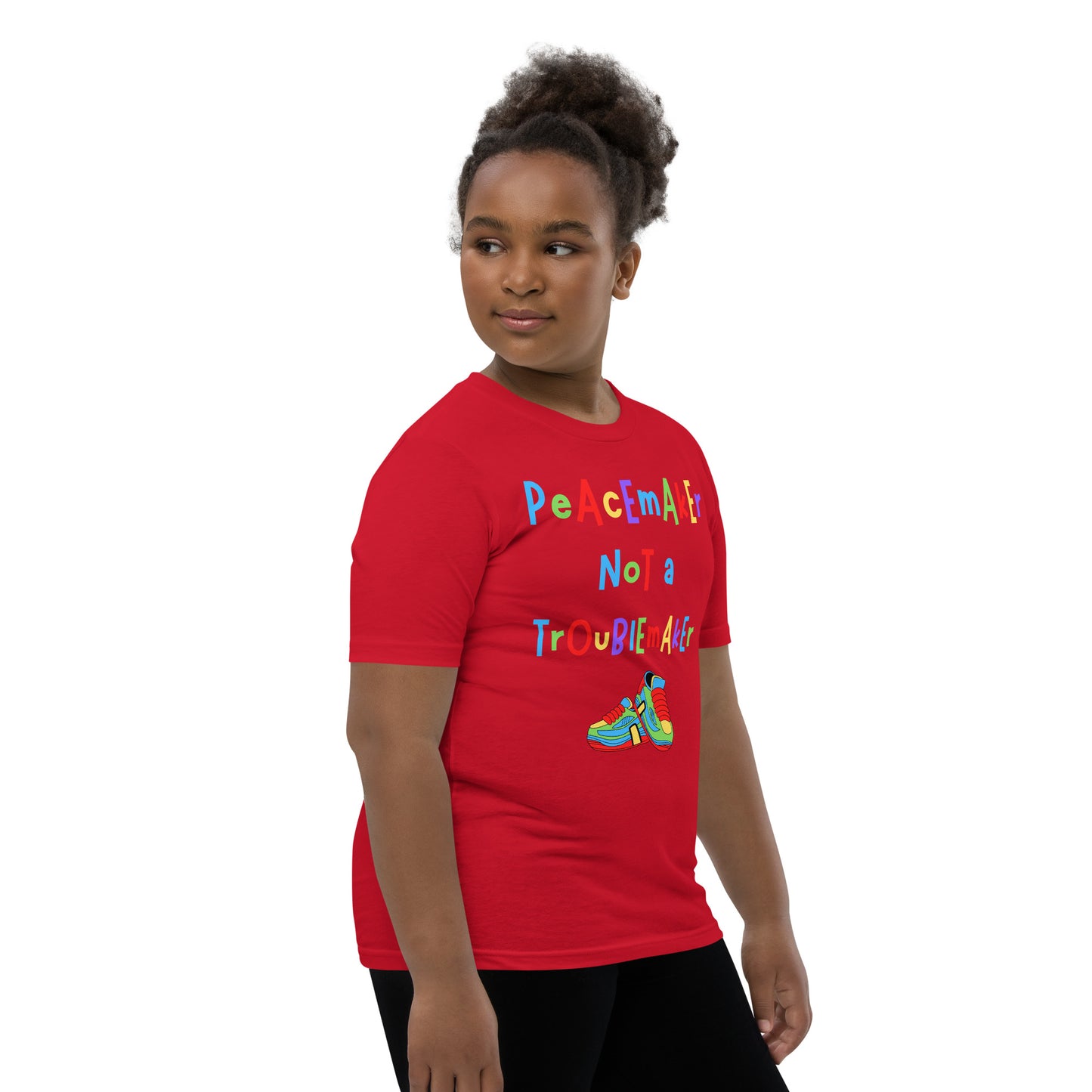 KOC Kids Peacemaker Not A Troublemaker - Youth Short Sleeve T-Shirt