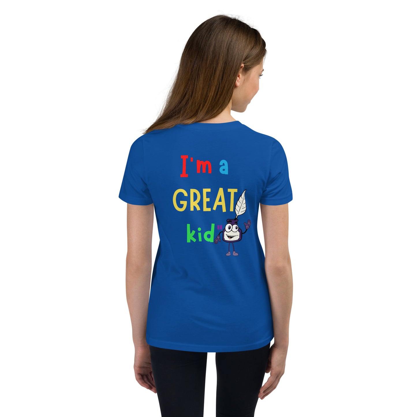 KOC Kids Having A Great Day Because - Youth Short Sleeve T-Shirt
