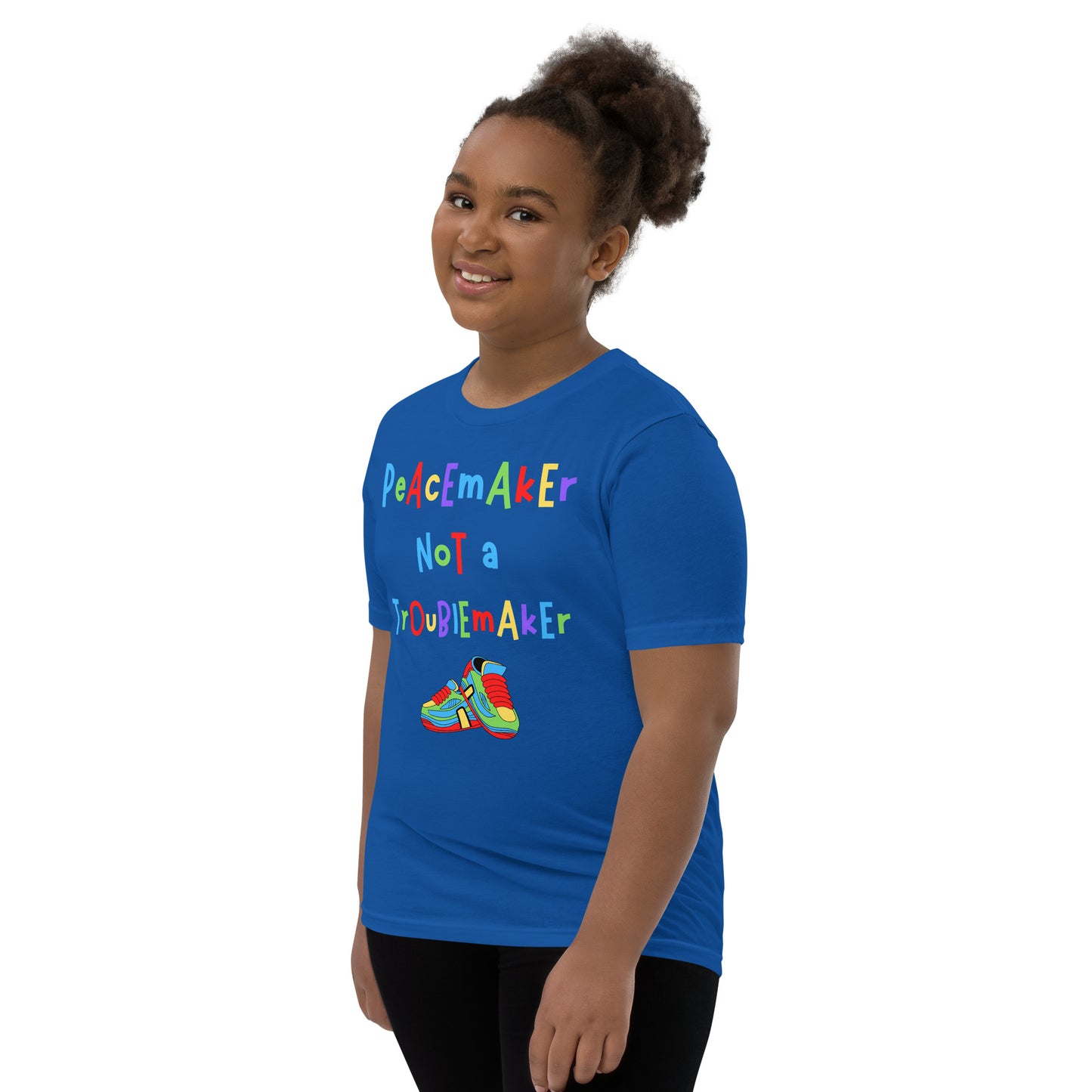 KOC Kids Peacemaker Not A Troublemaker - Youth Short Sleeve T-Shirt