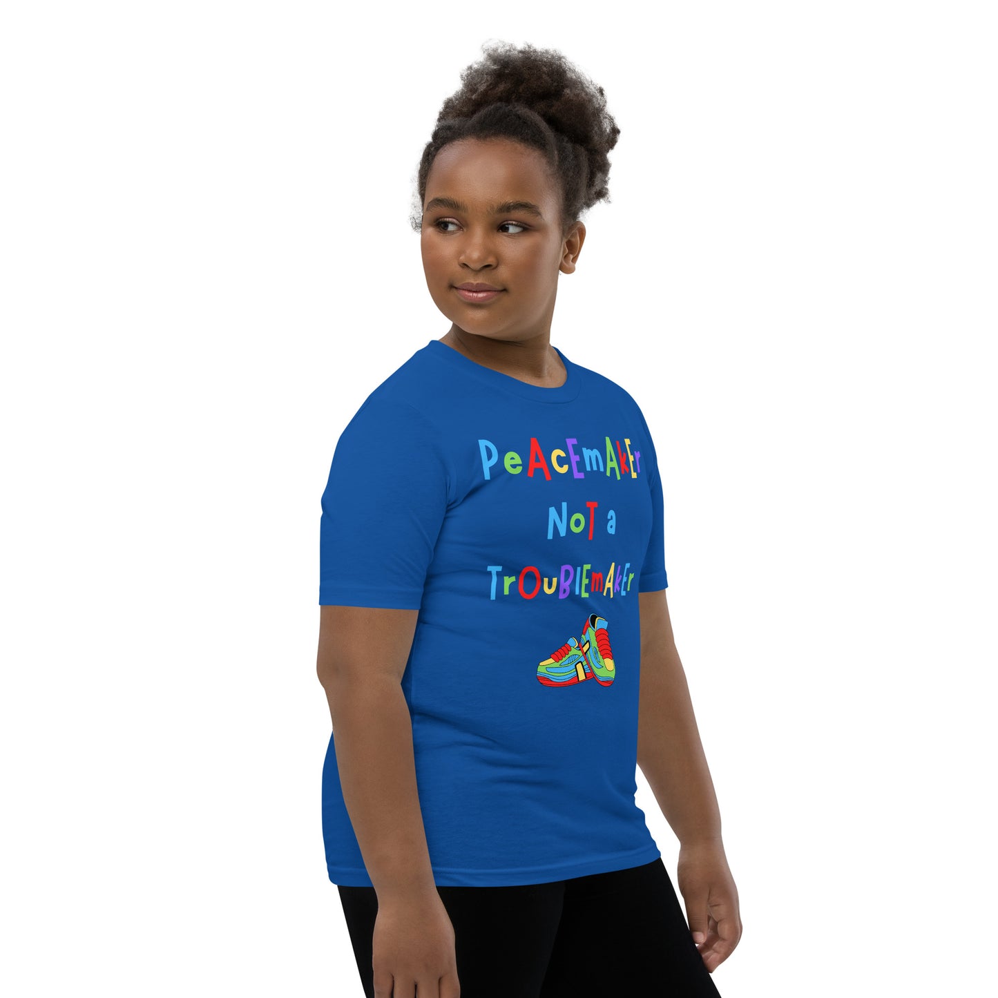 KOC Kids Peacemaker Not A Troublemaker - Youth Short Sleeve T-Shirt