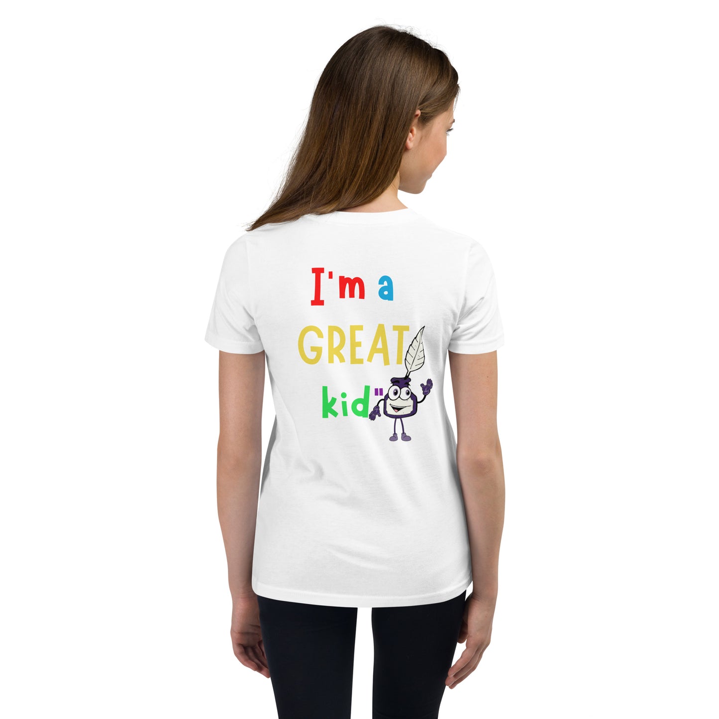 KOC Kids Having A Great Day Because - Youth Short Sleeve T-Shirt