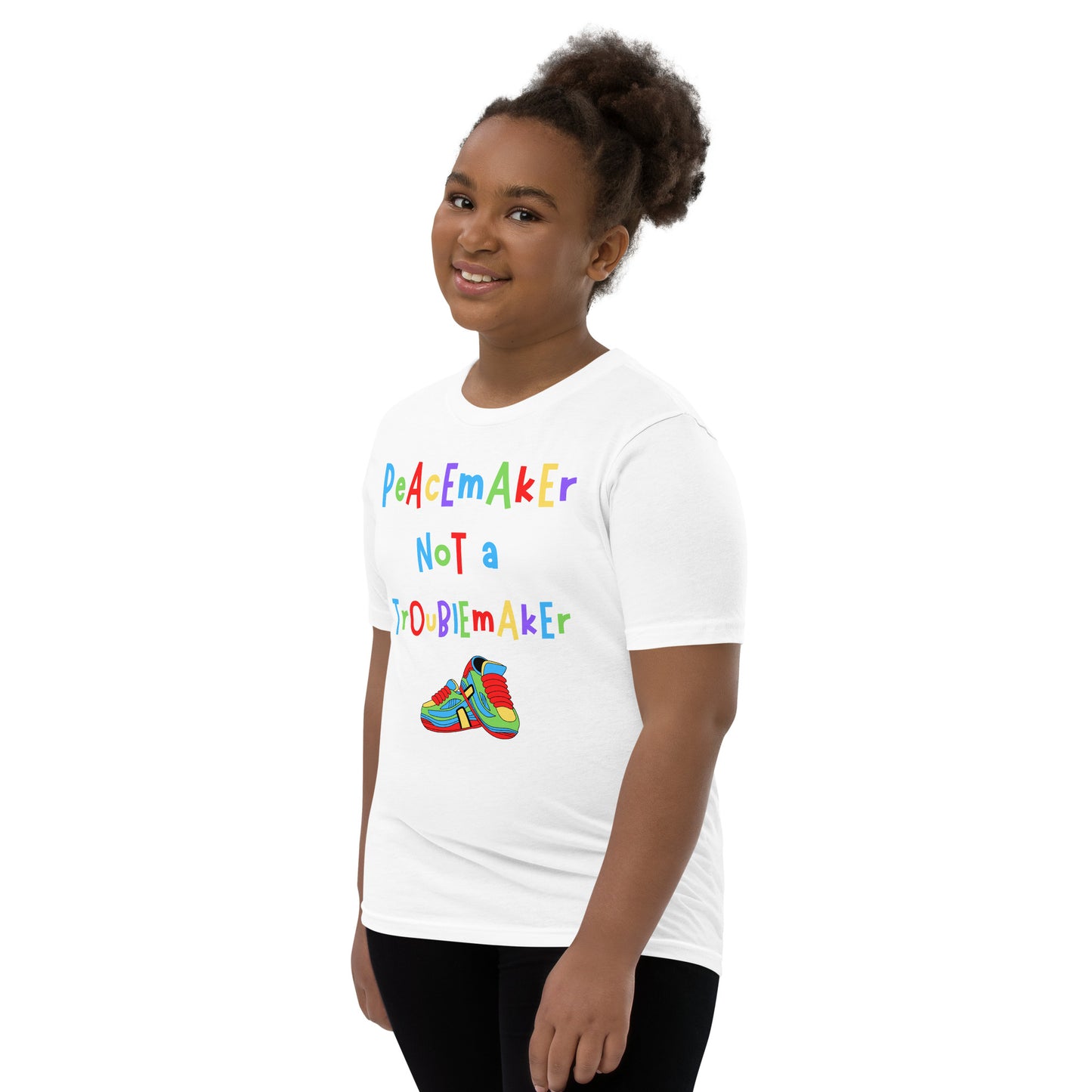 KOC Kids Peacemaker Not A Troublemaker - Youth Short Sleeve T-Shirt