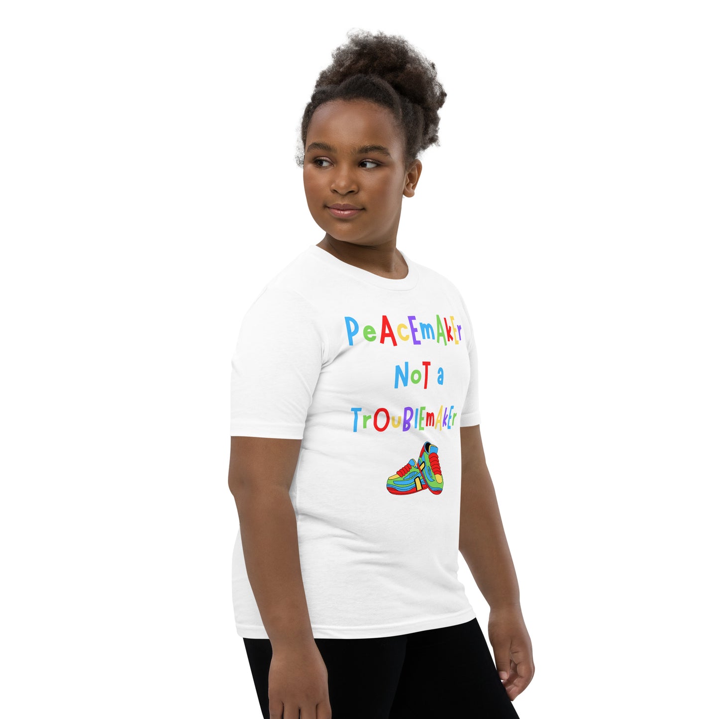 KOC Kids Peacemaker Not A Troublemaker - Youth Short Sleeve T-Shirt